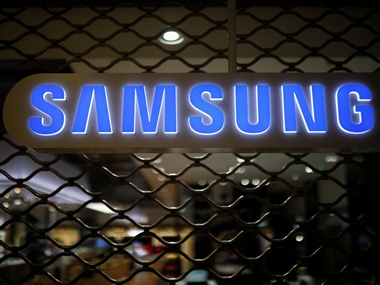 he logo of Samsung Electronics is seen at its office building in Seoul